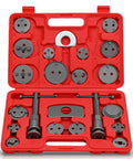 GOOACC 22pcs disc brake caliper piston compressor tool set in red case