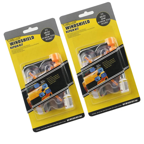 Quick Fix Windshield Repair Fluid Kit For Cracks And Chips Stop Spreading, No Fuss Glass Repair For Auto Windows, Resin And Plastic