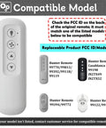 Ceiling Fan Remote Control Replacement With Wall Bracket No Fuss Setup 3 Speed Settings And Light Dimmer Remote Only Receiver Upgrade