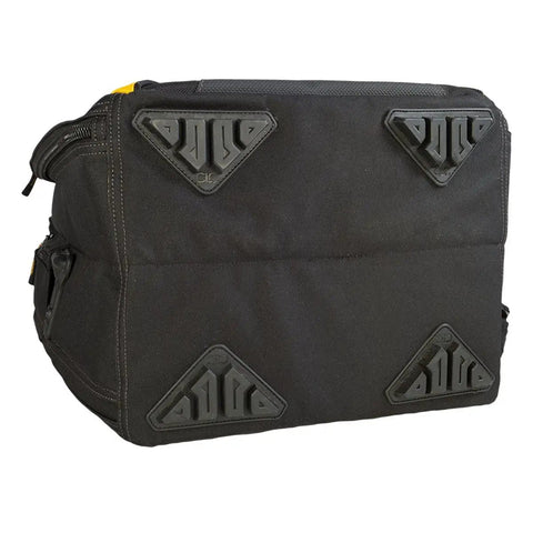 Bottom view of DGC533 USB Charging Tool Backpack With 33 Pockets, heavy-duty gear carrier with protective base pads.