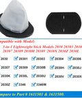 4 Pack Replacement Vacuum Filters For 2030 Series And 3346 Models, Compatible With 2030B J K L H V X Z U 3346W 20301 20303