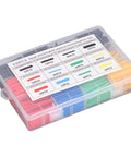 Ultimate 530 Pcs Electrical Insulation Protection Kit With Durable Heat Shrink Tubing Sleeve Variety Pack For Wire Wrap, Solder Joint Repair, Broken Cable Fix, And Led Filament Restoration In A Compact Wear Resistant Polyolefin Assortment, 530-piece box