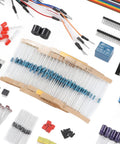 Dope Electronics Do It Yourself Kit With Resistors Capacitors Transistors And Jumper Wires Plus A Power Module A Complete Components Set