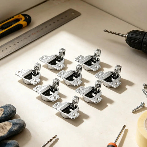Soft Close Cabinet Hinges For No Drill Installation Silent No Tilt Design Precise Hole Spacing Prevents Sagging And Misalignment