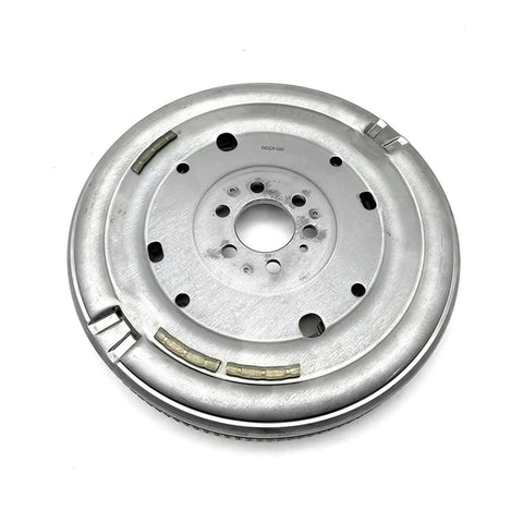 Premium 7 Speed DQ200 0AM Automatic Transmission Clutch Flywheel Kit With Precision ECU Actuator Fits Golf And Skoda viewed from top angle.