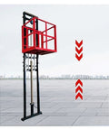 Heavy Duty Lift Platform Vertical Hydraulic Freight Elevator With Sturdy Steel Guide Rails for efficient material handling.