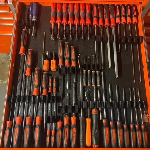 Pro Series 4.0 Magnetic Screwdriver Organizer With Magnetic Base For Secure Tool Drawer Storage Modular System