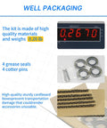 Trailer Axle Hub Grease Seals Kit With Cotter Pins For EZ Lube Axles 2000 2200 Lb BT8 Spindle, digital scale showing 0.267 lb