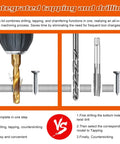 Comparison of Pro Grade Titanium Drill Tap Set 13Pc HSS SAE And Metric Bits With Quick Change Adapter for metalworking