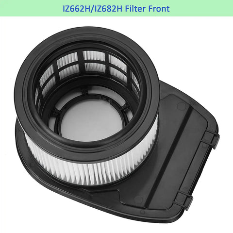 All In One Replacement Filter Kit For IZ662H IZ682H Rocket Pet Pro Vacuums filter front view showing detailed structure