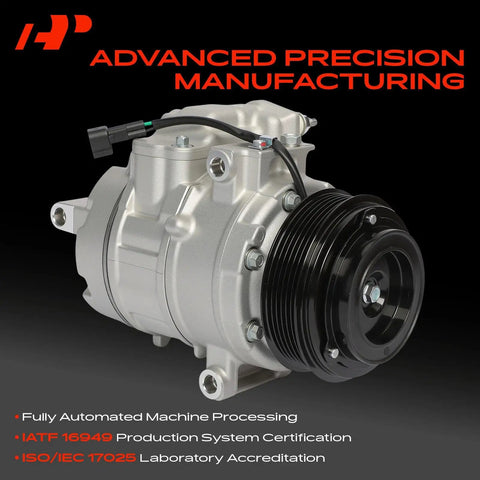 Heavy Hitter AC Compressor With Clutch 7ZSB16 PAG46 Oil Fits Ford Explorer 2011 To 2015 3.5L V6 featured with robust design.
