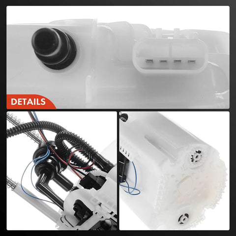 Electric Fuel Pump Module With Sending Unit For Jeep Liberty 2008-2012 3.7L And Dodge Nitro 2007-2011 3.7L 4.0L Gas Engines Replacement Drop-In OE-Style Fuel Pump Assembly close-up