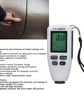 Coating Thickness Meter 0 To 2000 Um Digital Gauge For Automotive Paint, Car Coating Thickness Tester, 0.1 Um Mil Thickness Gauge For Used Car Buyers, Non Destructive Coating Gauge For Auto Body, Shop And Lab, on car door