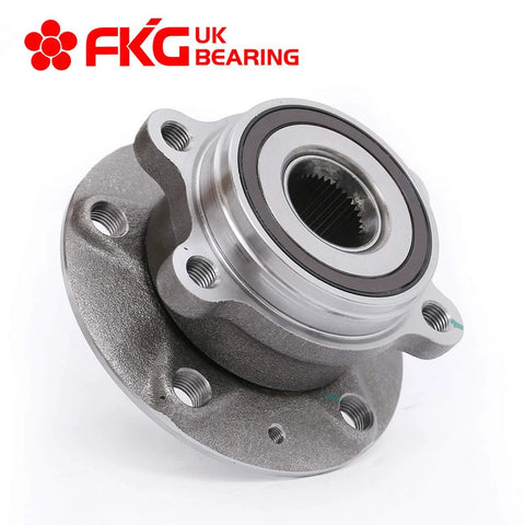 Front Wheel Bearing Hub Assembly Kit Set Of 2 For VW Tiguan Passat Jetta GTI Golf CC Beetle 2005 To 2017 Front Wheel Hub Replacement Direct Fit Durable OEM-Style