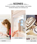 Sturdy 360 Degree Electric Silent Rotating Display Stand For Jewelry Watches And Glass Cups Perfect Showoff Piece For Collection With Sleek Black Base showing accessories in counters, window displays, and retail outlets.