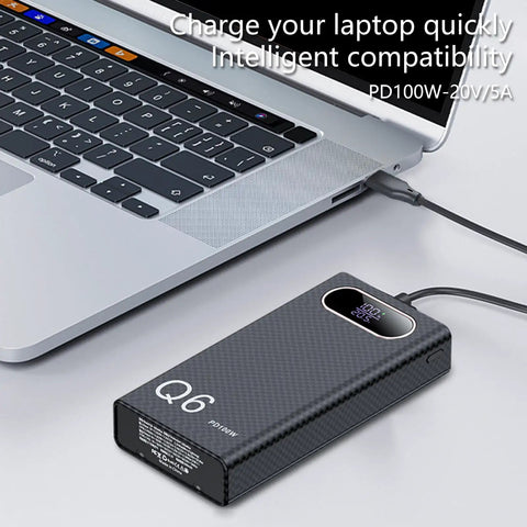 Heavy Duty 21700 Battery Case Housing For Six Cells With Digital Voltage Monitor No Soldering Hassles Easy Assembly Diy Power Bank Build Quick Charge Ready Straightforward Setup Solid Gear For Custom Electronics Projects on laptop.