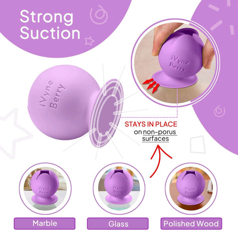 iVyne Berry purple suctioned vinyl scrap collector and holder for weeding tools (Amazon)