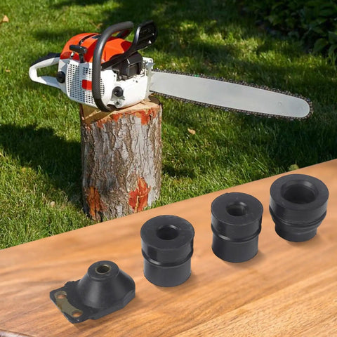 Beefy Electric Saw Buffer Kit For 028 Series With Complete Buffer Assembly Replaces OEM 1122 790 9905 with buffers displayed on wood.