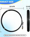 190003 Tension Control Clamp Kit Replacement for Pool Filter Pumps with dimensions and side view shown