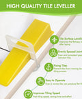 Pro Grade Tile Leveling System Kit One Eighth Inch With 600 Leveler Spacers Clips, 200 Reusable Wedges, Tile Surface Levelling