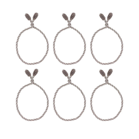 Decorative Twist Ties 6 Pack 20 Inches Taupe And White For Hanging Garland Lights And Other Decorations Easy On Banisters And Railings