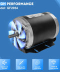 Half HP 115V 1725 RPM 48 Frame Blower Motor Replacement For AO Smith GF2054 close-up view