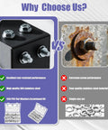 Comparison image showing Heavy Duty Fender Washers Assortment Kit in 304 Stainless Steel vs. low-quality washers with rust.