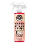 Speed Wipe Quick Detailer Spray For Cars, Instant Slick Mirror Shine Between Washes, Streak Free Formula Removes Dust Smudges And Fingerprints, High Gloss Finish In Seconds, 16 Oz. red spray bottle front view