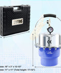Portable Pneumatic Brake Bleeder Kit For One Man Operation, Air Pressure System For Master Cylinder And Clutch Fluid Bleeding