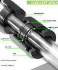 Diagram showing interior of Six Pack One Half To One Quarter Inch Drip Irrigation Fittings Push To Fit Barbed Tee Splitter