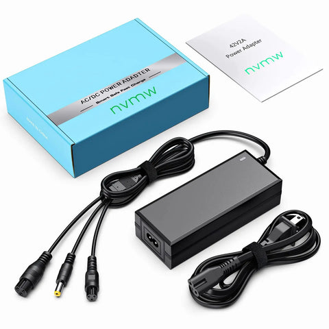 3 In 1 Replacement Charger 42V 2A Power Adapter With 3 Claw Connectors For 8mm 12mm Female Ports 5.5 By 2.5mm Universal 2.1mm Compatible With Jetson Razor Swagtron Gotrax Segway Swagway Scooters And E Bikes
