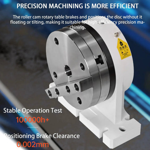 Beat Down Tough 170mm Lathe Disc Brake Tailstock with precision cam for stable CNC machining and 0.002mm brake clearance.