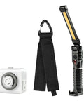 Must Have Indoor Mechanical Timer Portable LED Work Light And Extension Cord Organizer Bundle for home office garage studio