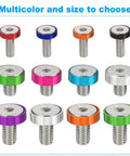 Pro Grade Finish Countersunk Washer Kit M6 Set With Aluminum Alloy Flat Cup Head Screws in multiple colors