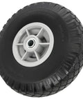 10 Inch Flat Free Tire And Wheel Assembly For Dolly Hand Trucks And Carts, Built Tough, Heavy Duty Replacement