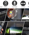 5 Modes 1000 Lumen Beast Mode Tactical LED Flashlight With IPX5 Water Resistance Floodlight Or Spotlight Beam for outdoor use