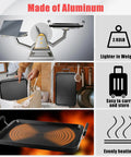 17 Inch Stove Top Griddle For Gas Stoves With Warp Resistant Nonstick Surface, lightweight aluminum