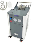 Badass Pneumatic Chip And Sludge Removal Machine Filters CNC Cooling Oil clears metallic gunk and powder sediment with dual gauges.