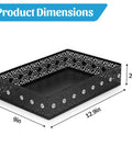 Mesh Desk Paper Tray Organizer For Office And Home With Divider Free Design That Keeps A4 Files And Folders Freely Arranged Metal Storage Basket