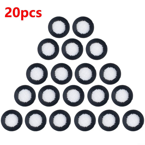 20pcs black rubber washer o rings with mesh filter screens for 3/4 inch faucet and hose fittings