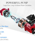 Exploded view of a Hot Water Recirculating Pump 110V 130W 13 GPM Easy Install Three Speed Switchable Circulator with FNPT Flanges