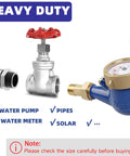 1-1/2 Inch NPT Stainless Steel Gate Valve Heavy Duty Female To Female Thread Manual Rotary Sluice Valve With Wheel Handle image