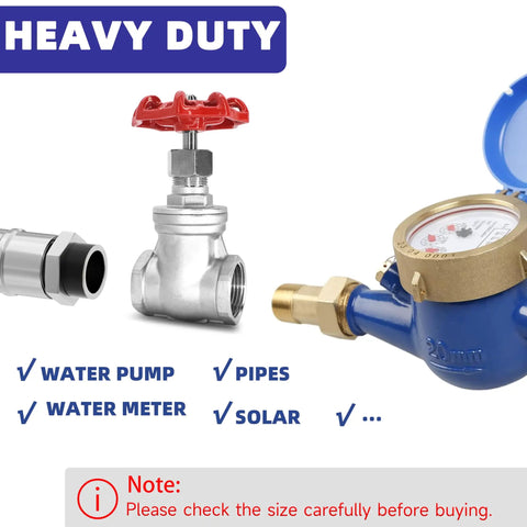 1-1/2 Inch NPT Stainless Steel Gate Valve Heavy Duty Female To Female Thread Manual Rotary Sluice Valve With Wheel Handle image