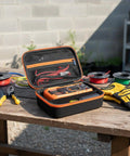 Built Tough Waterproof Multimeter Storage Case For MM325 MM420 MM69149P And More on a table with tools