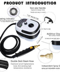 Nifty Handheld Steam Cleaner With 2500W Power And 1000ML Tank For Deep Home Cleaning showing non-slip handle, hose, and controls.
