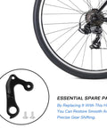 "Derailleur Hanger Replacement D025 for Rear Derailleur Fits Mountain Bikes Road Bicycles and MTBs Restores Precise Shifting"