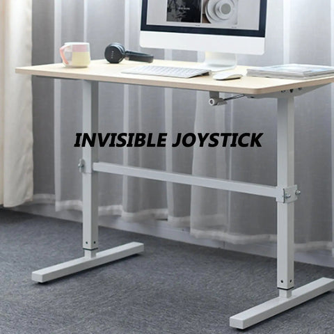 Built Different Crank Adjustable Height Standing Desk with Sweet White Maple Top, 120 by 60 Cm, featuring a smooth crank mechanism.