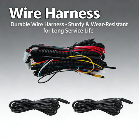 Radar Monitoring Detection Kit For Your Ride Blind Spot System With Ultrasonic Sensors wire harness components