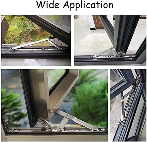 Heavy Duty Casement Window Friction Hinge With Adjustable Silver Safety Locks No Sweat Installation Rocks Your Setup Fit Like A Dream Smooth Glide Action 14 Inch Stay Level Up The House Snag Fast