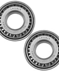 Front Outer Wheel Bearing Pair Set Of 2 For Alfa Romeo Chevy Ford Jeep, Drop In Replacement, OE Quality Aftermarket Bearings